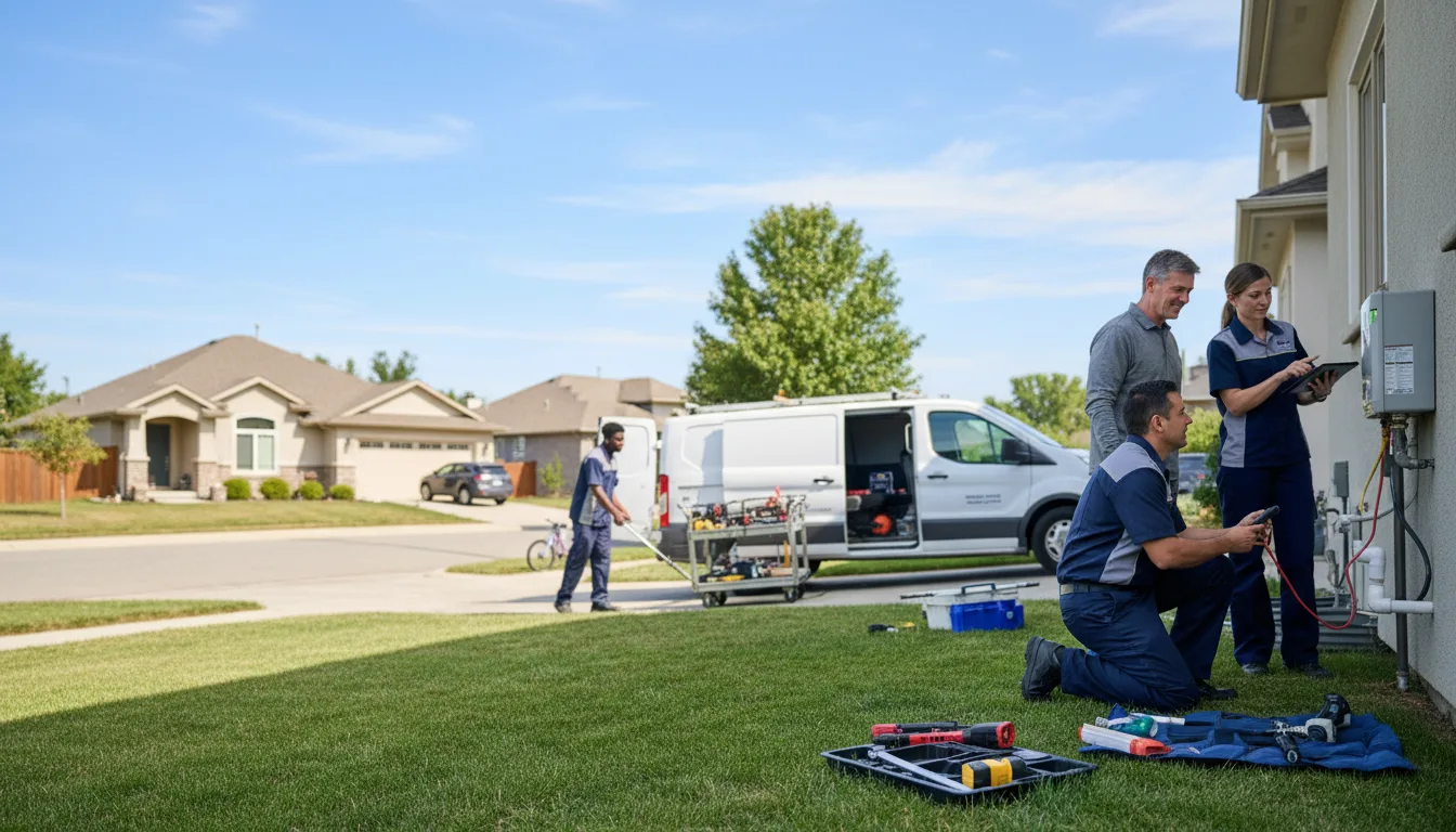 Tankless water heater service in Texas